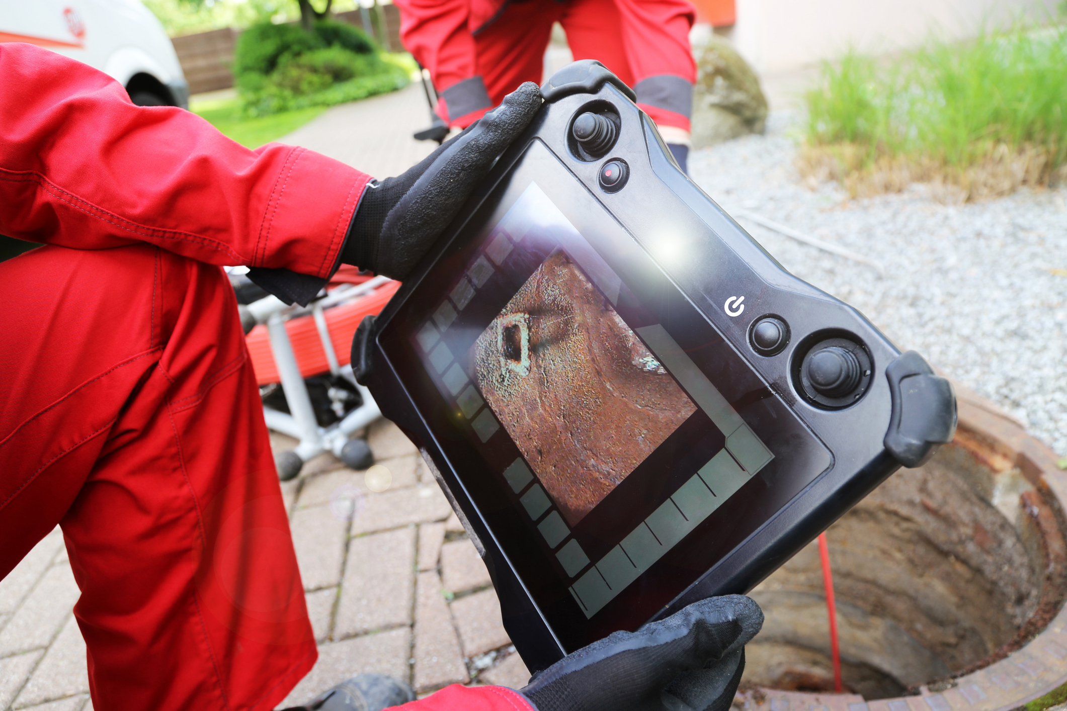 Drain camera inspection